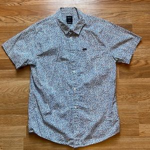 RVCA short sleeve button up - small floral pattern